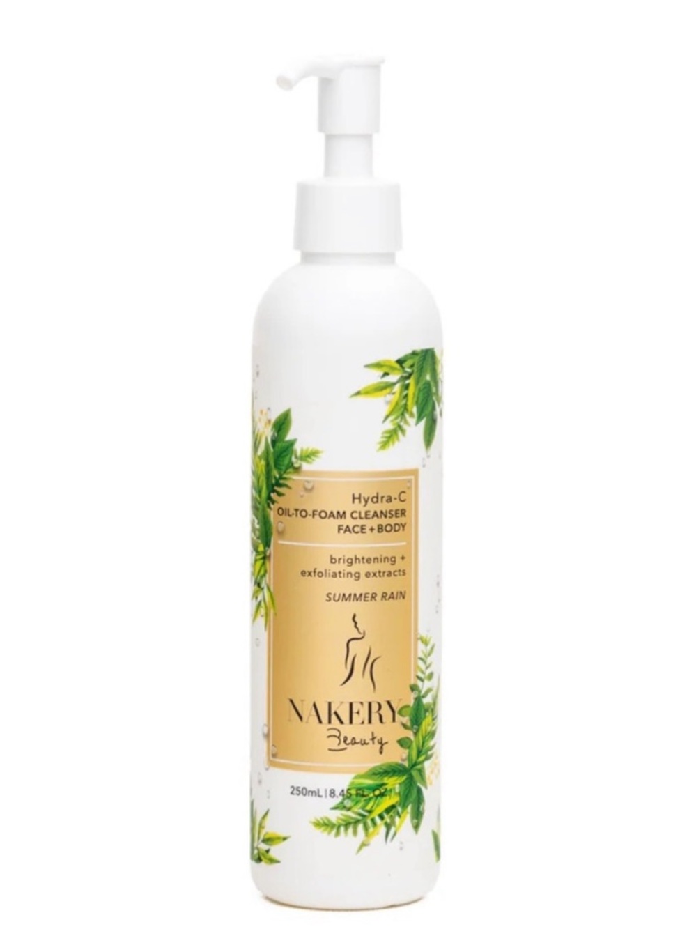 NAKERY Beauty Hydra-C Oil to
Foam Cleanser Face & Body -
Summer Rain Scent 250ml